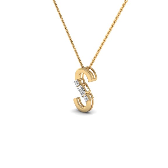 "S" Alphabet pendant