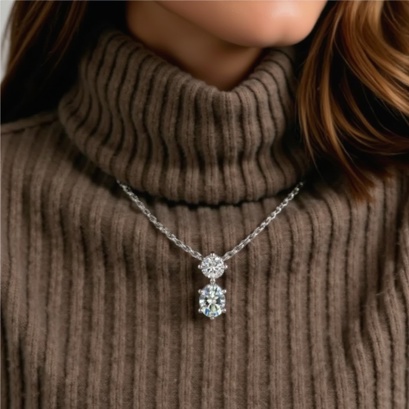 Radiant DewDrop Pendant