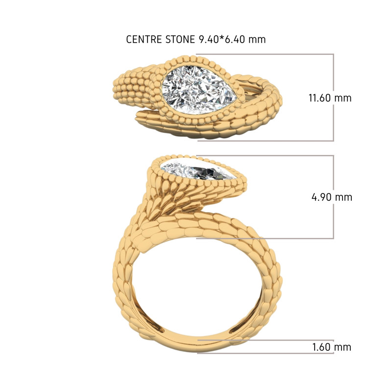 Serpentine Elegance Ring